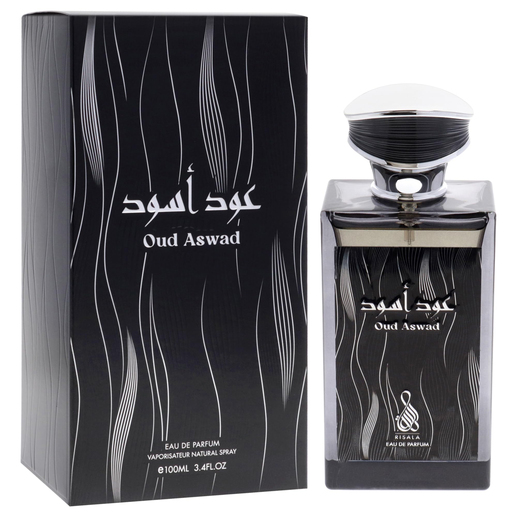 Foto 3 | Perfume Risala Oud Aswad Eau De Parfum  100 Ml  Para Unisex - Venta Internacional.