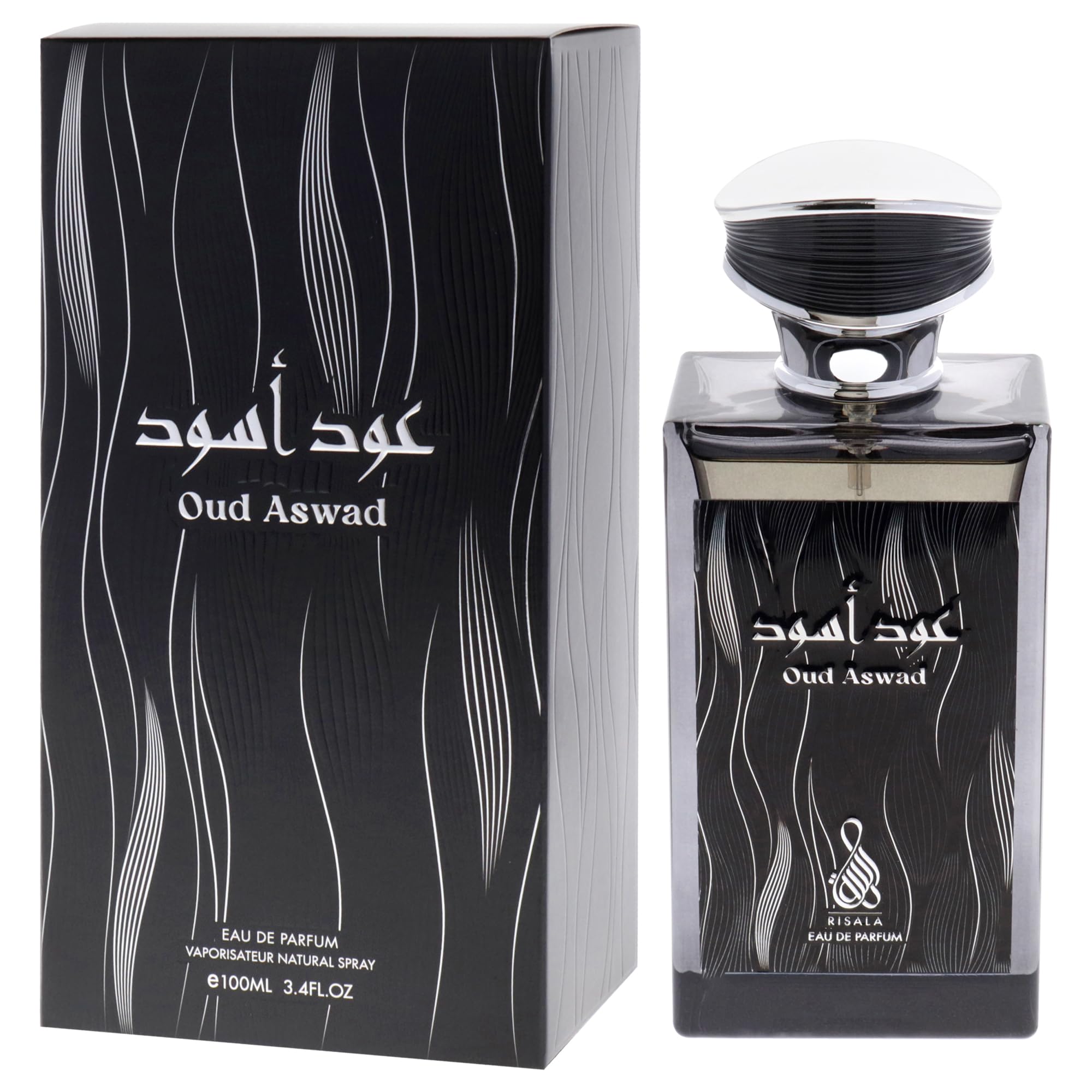 Foto 4 | Perfume Risala Oud Aswad Eau De Parfum  100 Ml  Para Unisex - Venta Internacional.