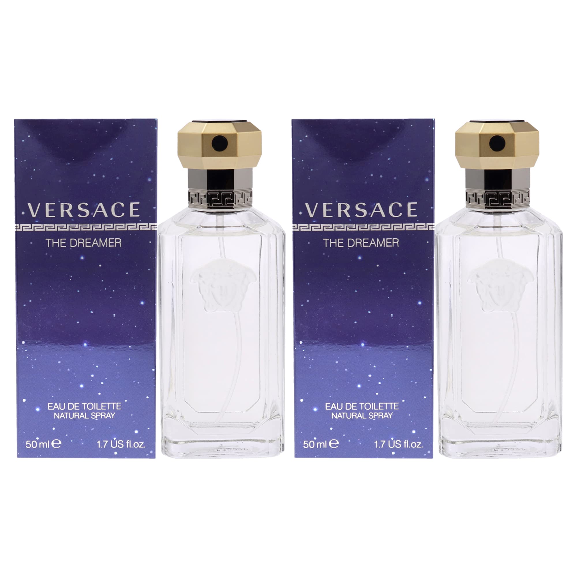 Foto 2 pulgar | Perfume Versace Dreamer Edt En Aerosol Para Hombre  50 Ml  Paquete De 2 - Venta Internacional.