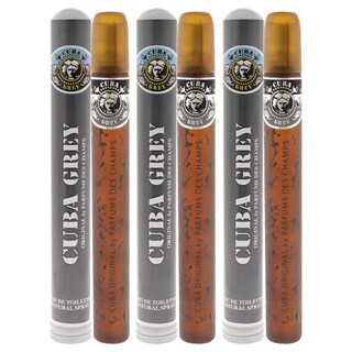 Foto 1 | Perfume Cuba Grey De Cuba Para Hombre Edt En Aerosol 35 Ml Paquete De 3 - Venta Internacional.
