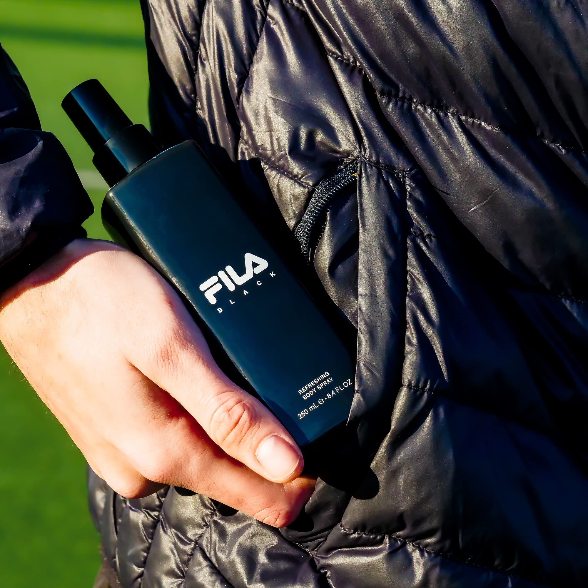 Foto 3 | Perfume Fila Black Edt Fragance & Body Spray Para Hombre  Juego De 2 Unidades - Venta Internacional.