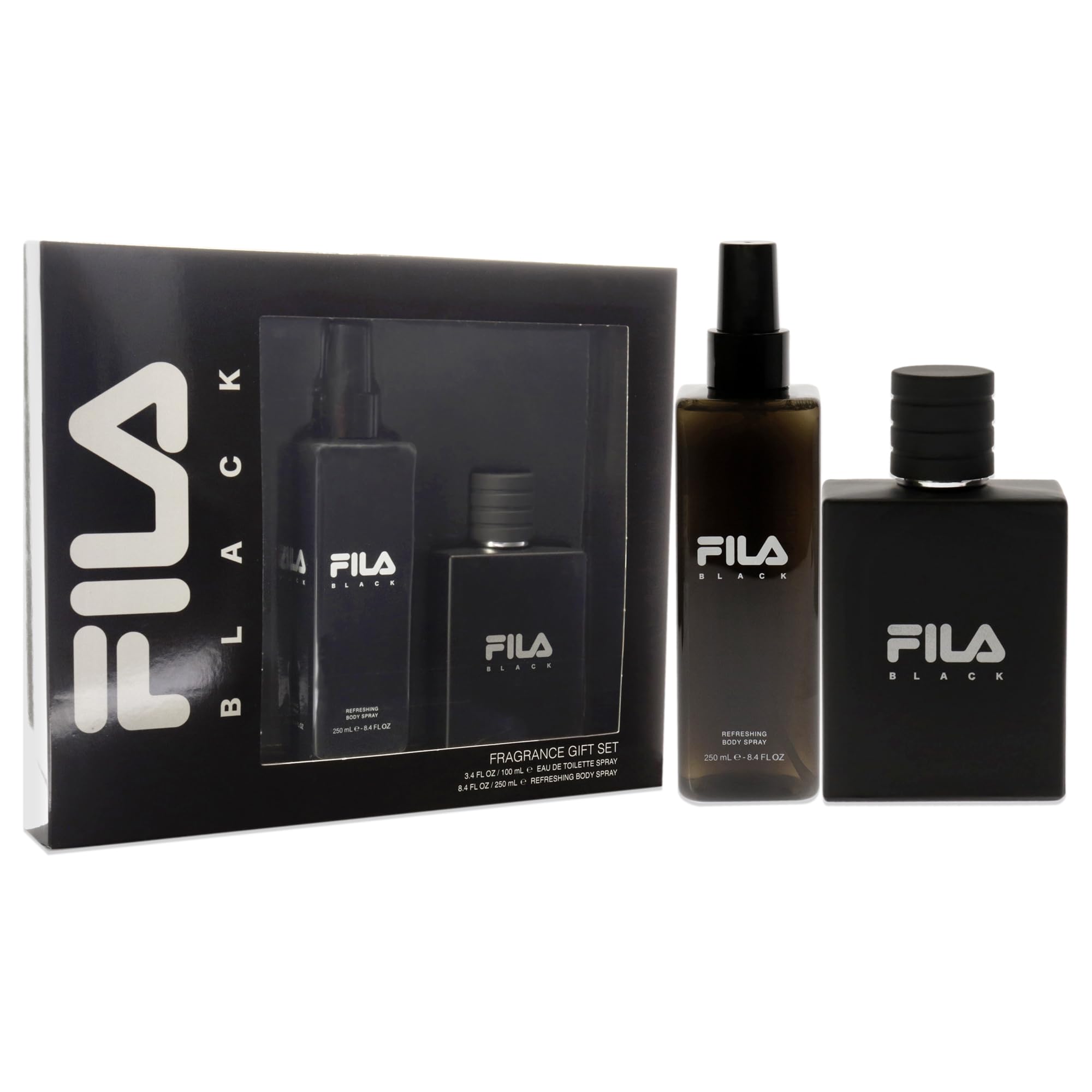 Foto 7 pulgar | Perfume Fila Black Edt Fragance & Body Spray Para Hombre  Juego De 2 Unidades - Venta Internacional.