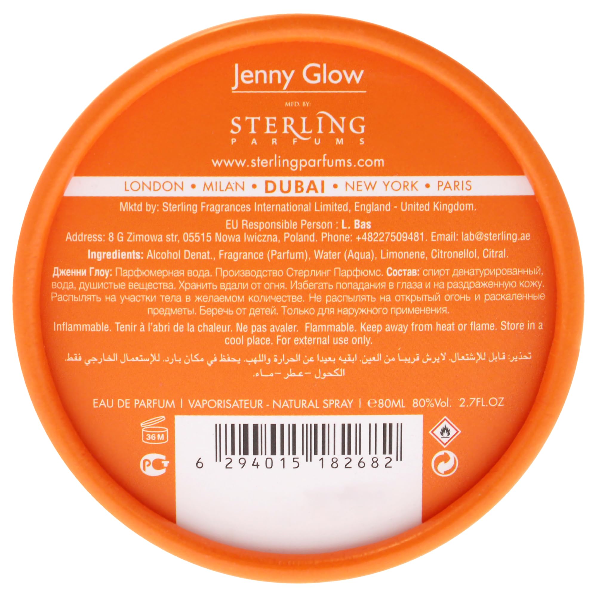 Foto 6 pulgar | Perfume Jenny Glow Senteur Eau De Parfum  80 Ml  Para Unisex - Venta Internacional.