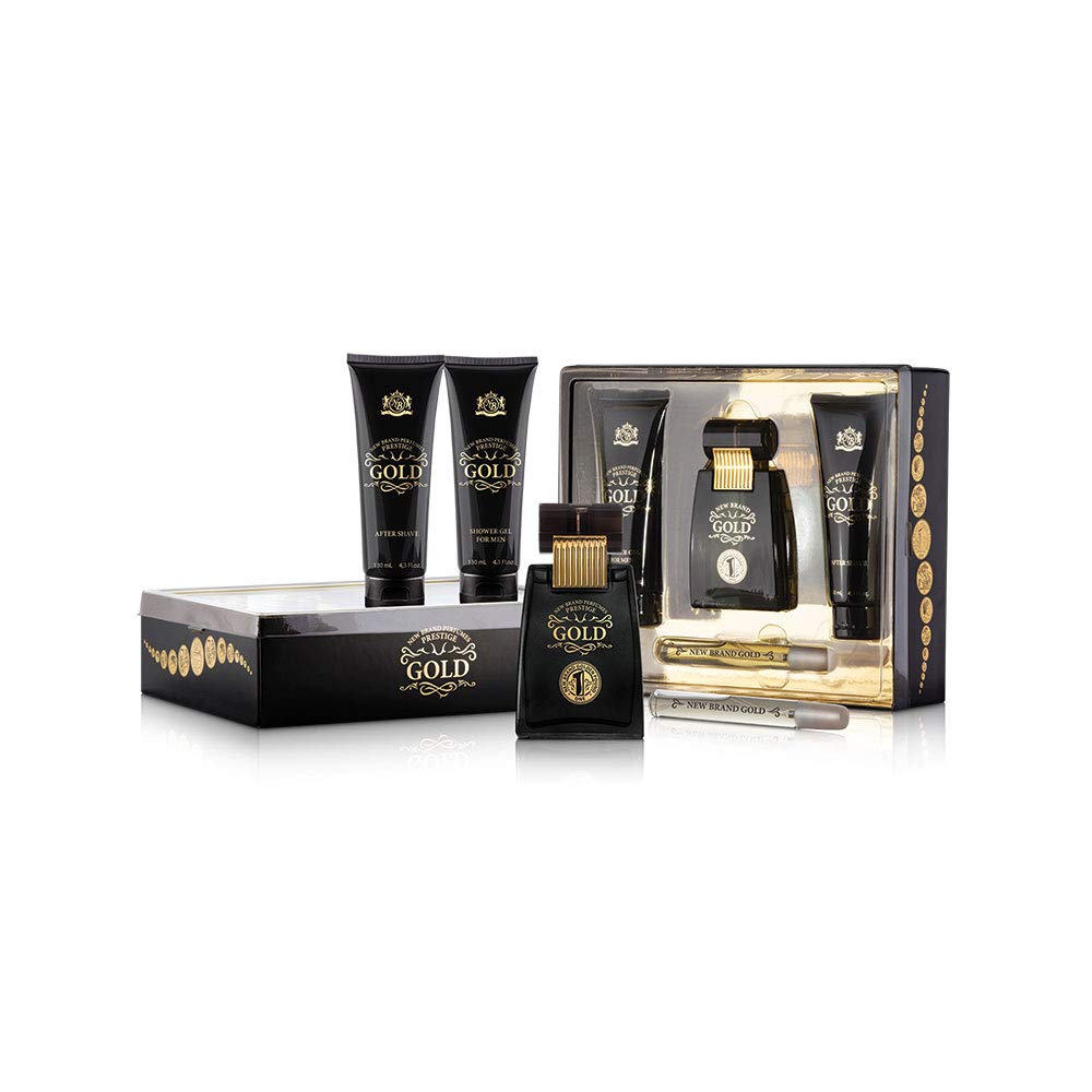 Set De Regalo De Perfume De Nueva Marca Perfumes Gold Para Hombre  100 Ml  4 Piezas - Venta Internacional.
