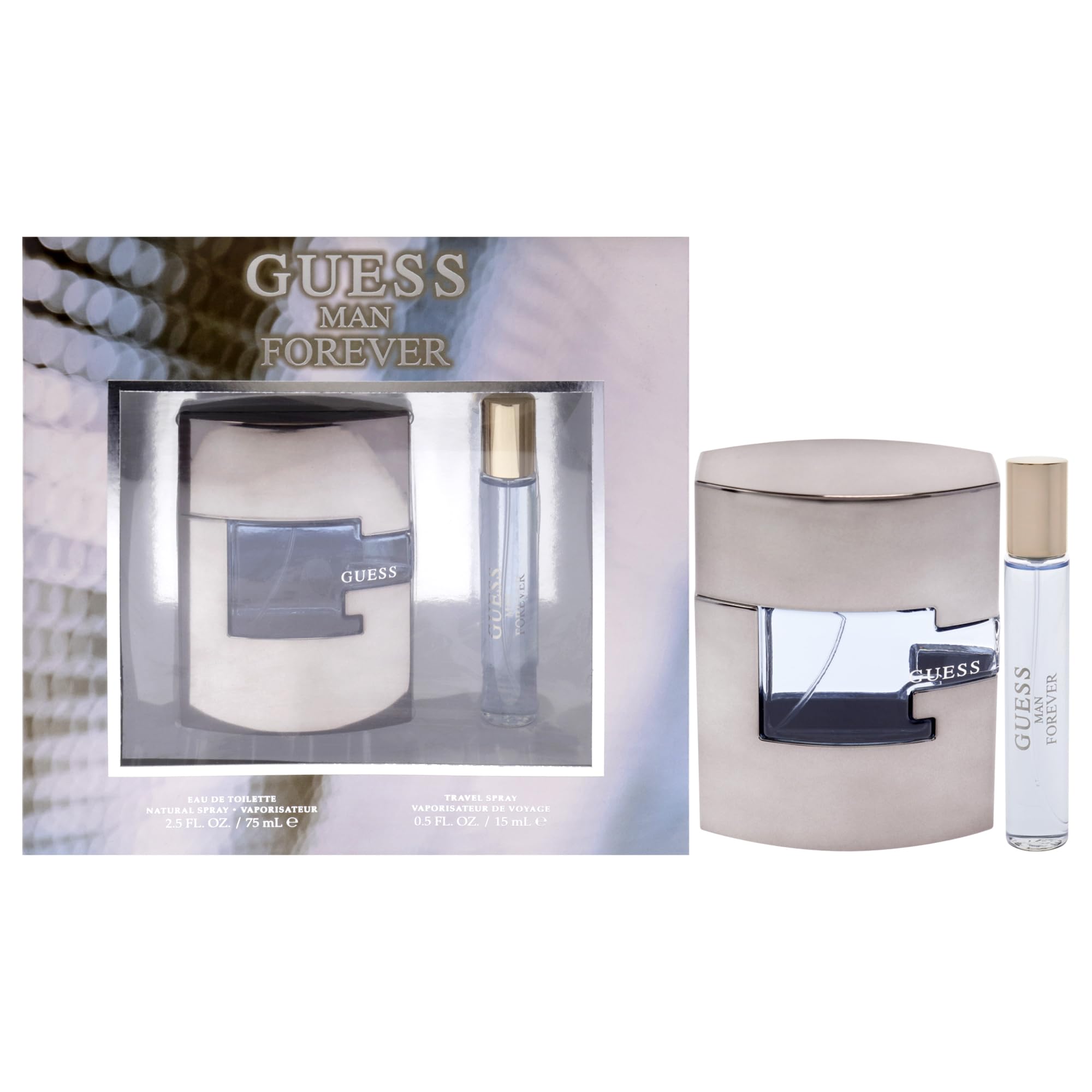 Set De Regalo Perfume Guess Forever Para Hombre  75 Ml  Edt En Aerosol - Venta Internacional.