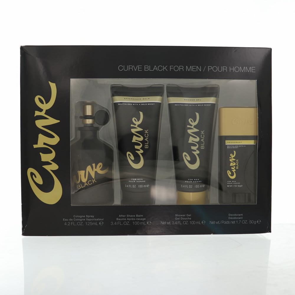 Set De Regalo De Perfume Liz Claiborne Curve Black Para Hombre - Venta Internacional.