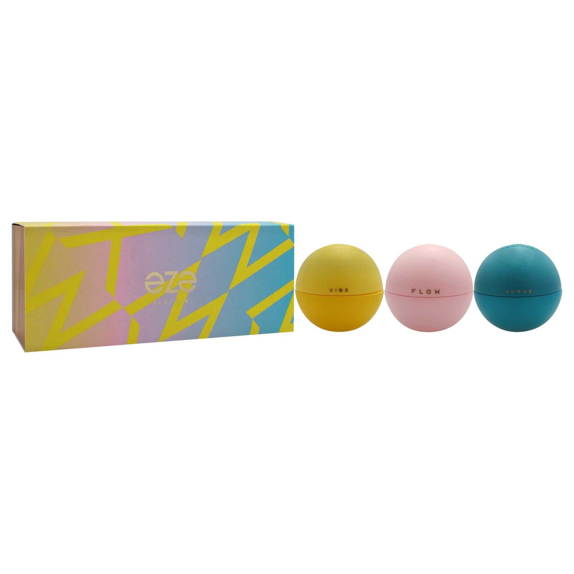 Foto 4 pulgar | Set De Regalo Perfume Eze De 3 Piezas Para Edp Unisex  30 Ml  Surge  Flow  Vibe - Venta Internacional.