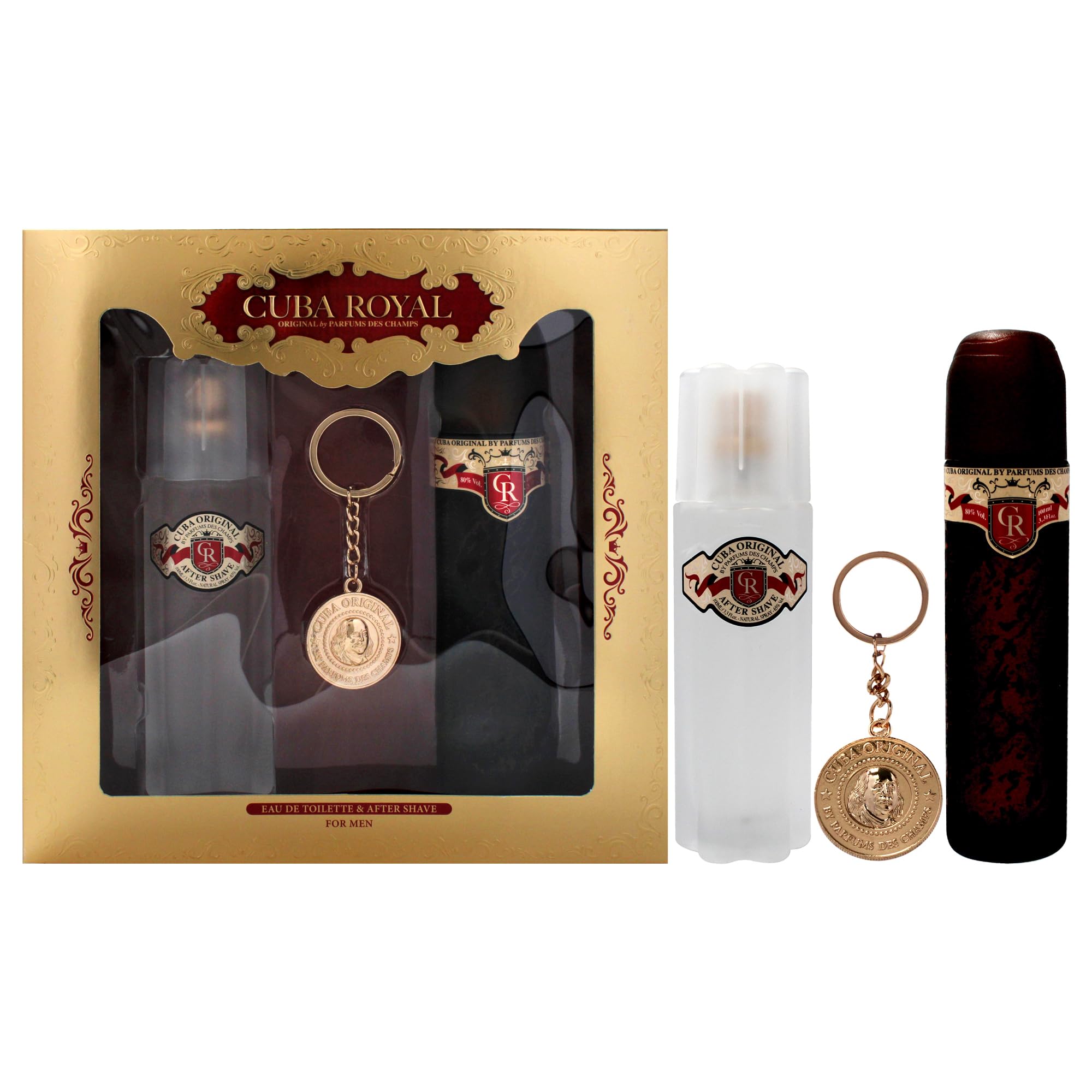 Foto 2 pulgar | Set Perfume Cuba Royal De 3 Piezas Para Hombre Edt 100 Ml + As 100 Ml - Venta Internacional.