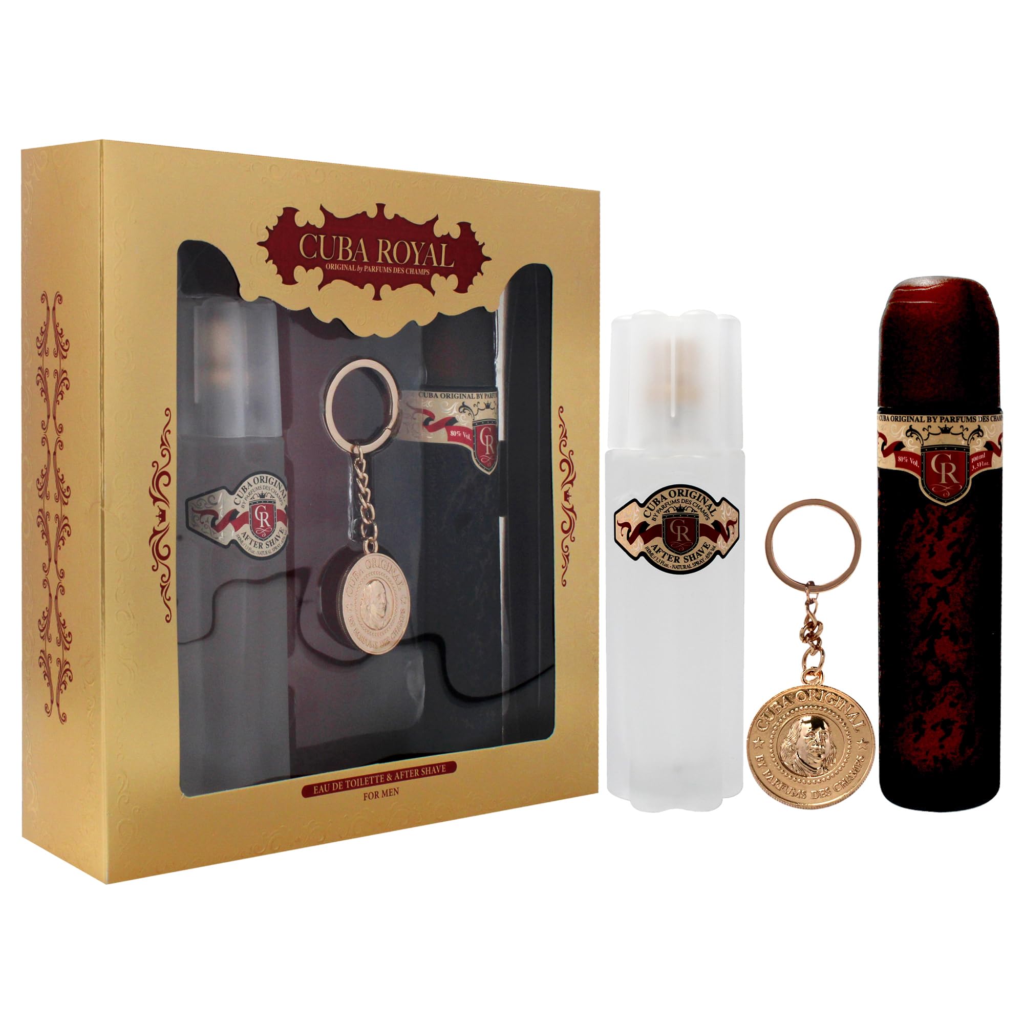 Foto 4 pulgar | Set Perfume Cuba Royal De 3 Piezas Para Hombre Edt 100 Ml + As 100 Ml - Venta Internacional.