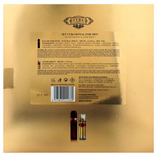 Foto 7 | Set Perfume Cuba Royal De 3 Piezas Para Hombre Edt 100 Ml + As 100 Ml - Venta Internacional.