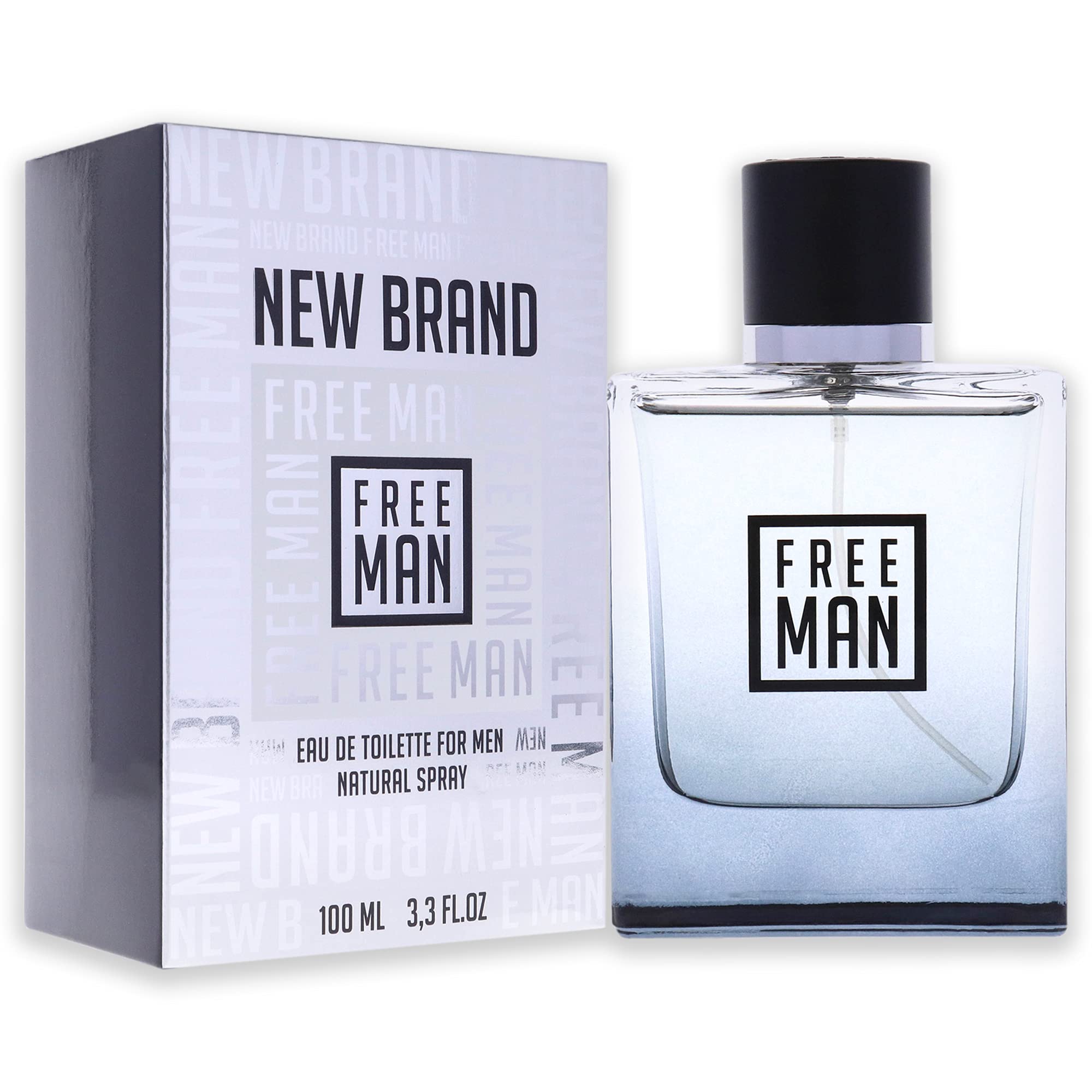 Foto 3 | Perfume New Brand Free Man Edt Spray Para Hombre  100 Ml - Venta Internacional.