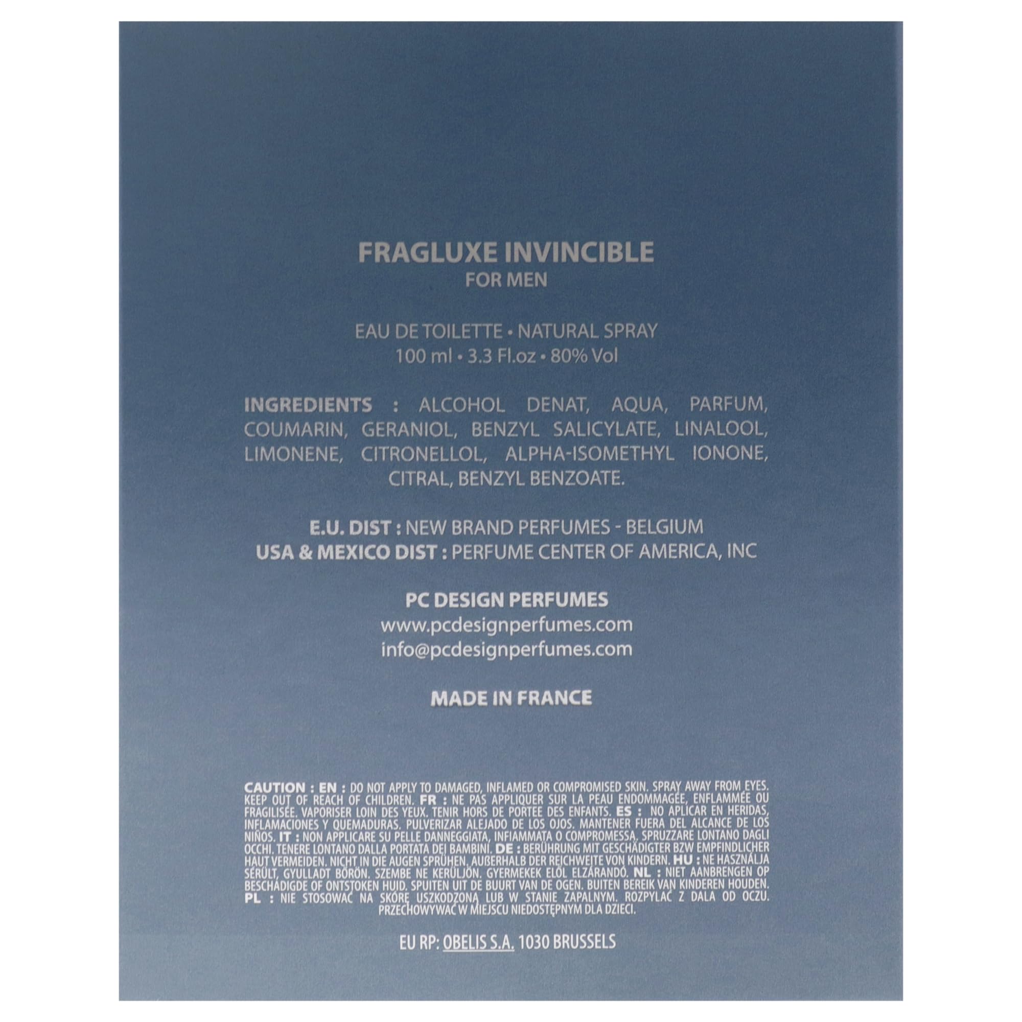 Foto 8 pulgar | Perfume Fragluxe Invincible Edt 100 Ml Para Hombre - Venta Internacional.