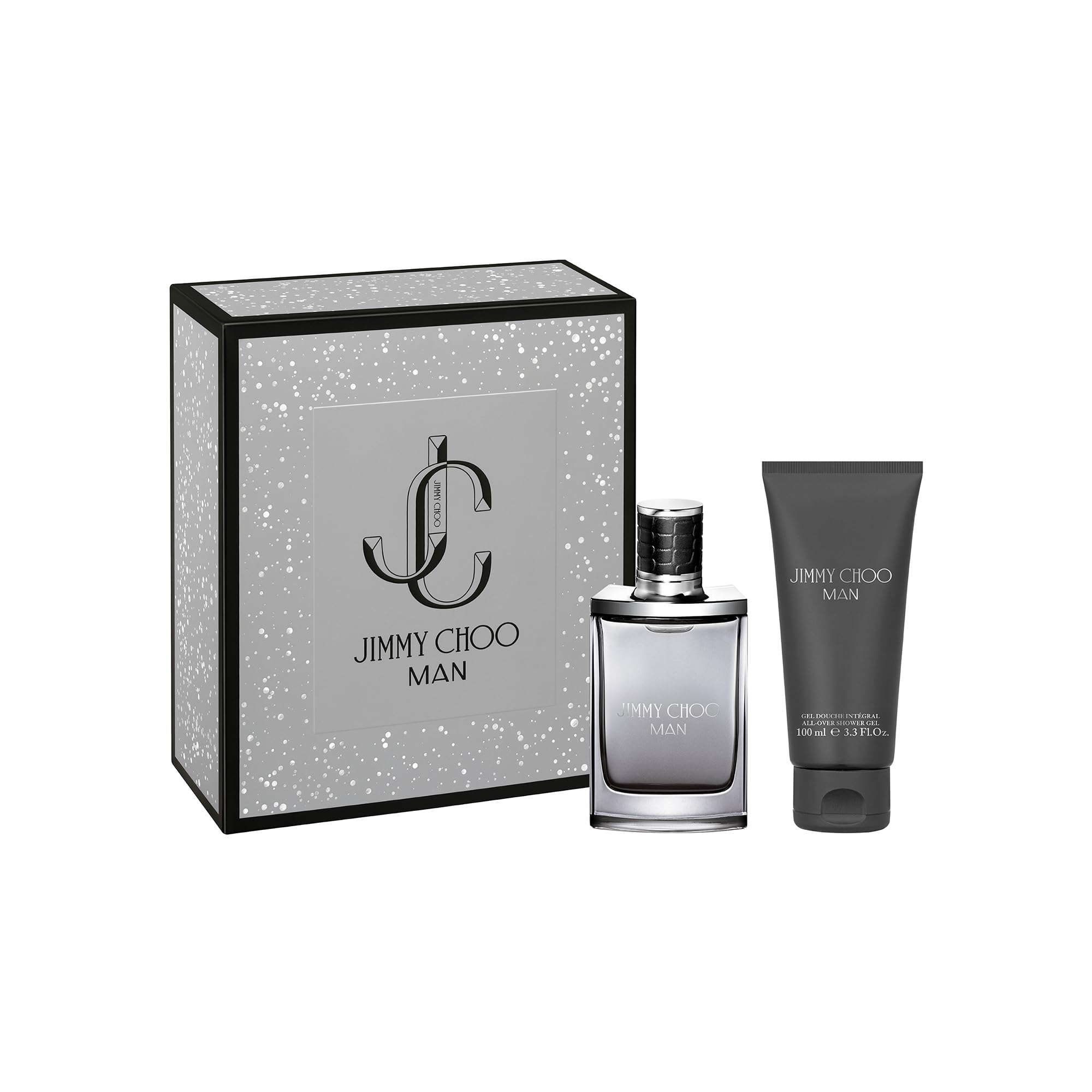Set De Perfume De Regalo Jimmy Choo Man Eau De Toilette 50 Ml Con Gel - Venta Internacional.