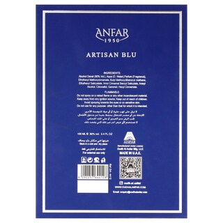 Foto 7 | Perfume Anfar Artisan Blu Para Hombre Extrait De Parfum 100 Ml - Venta Internacional.
