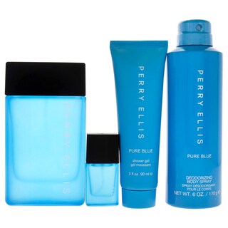 Foto 2 | Set De Regalo Perfume Perry Ellis Pure Blue Para Hombre 100 Ml - Venta Internacional.