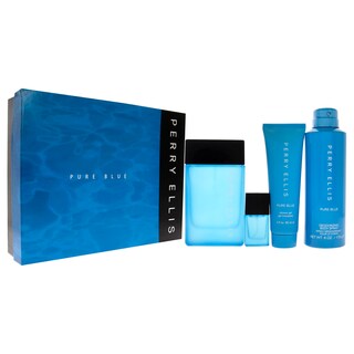 Foto 3 | Set De Regalo Perfume Perry Ellis Pure Blue Para Hombre 100 Ml - Venta Internacional.