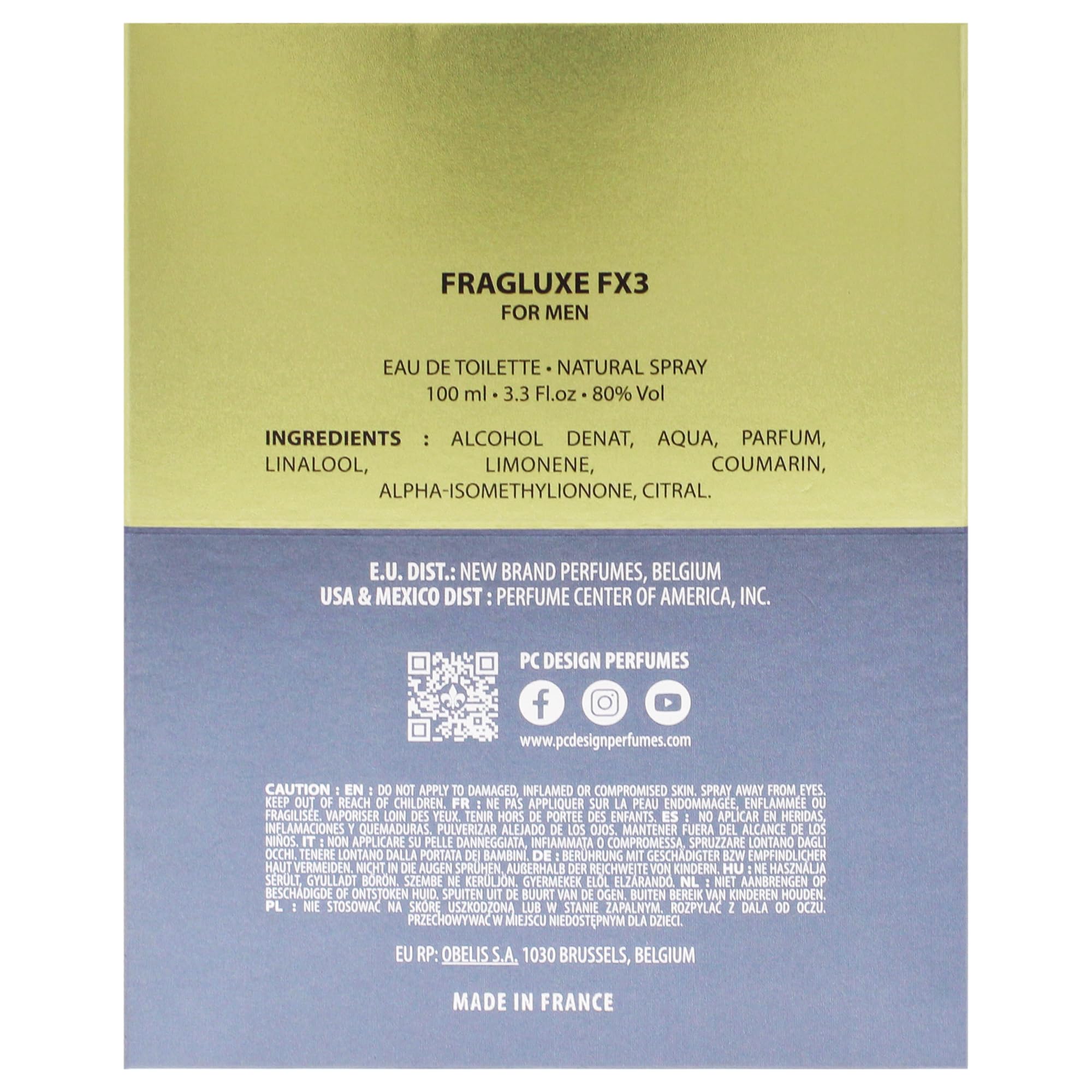 Foto 8 pulgar | Perfume Fragluxe Fx3 Edt 100 Ml Para Hombre - Venta Internacional.