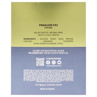 Foto 7 | Perfume Fragluxe Fx3 Edt 100 Ml Para Hombre - Venta Internacional.