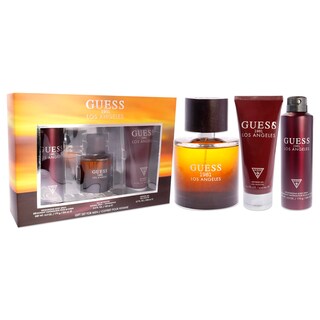 Foto 3 | Estuche para Hombre Guess 1981 Los Ángeles 3 Piezas-Venta Internacional
