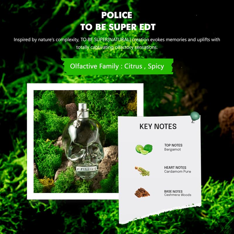 Foto 4 | Perfume Police To Be Supernatural Edt 125 Ml Para Unisex - Venta Internacional.