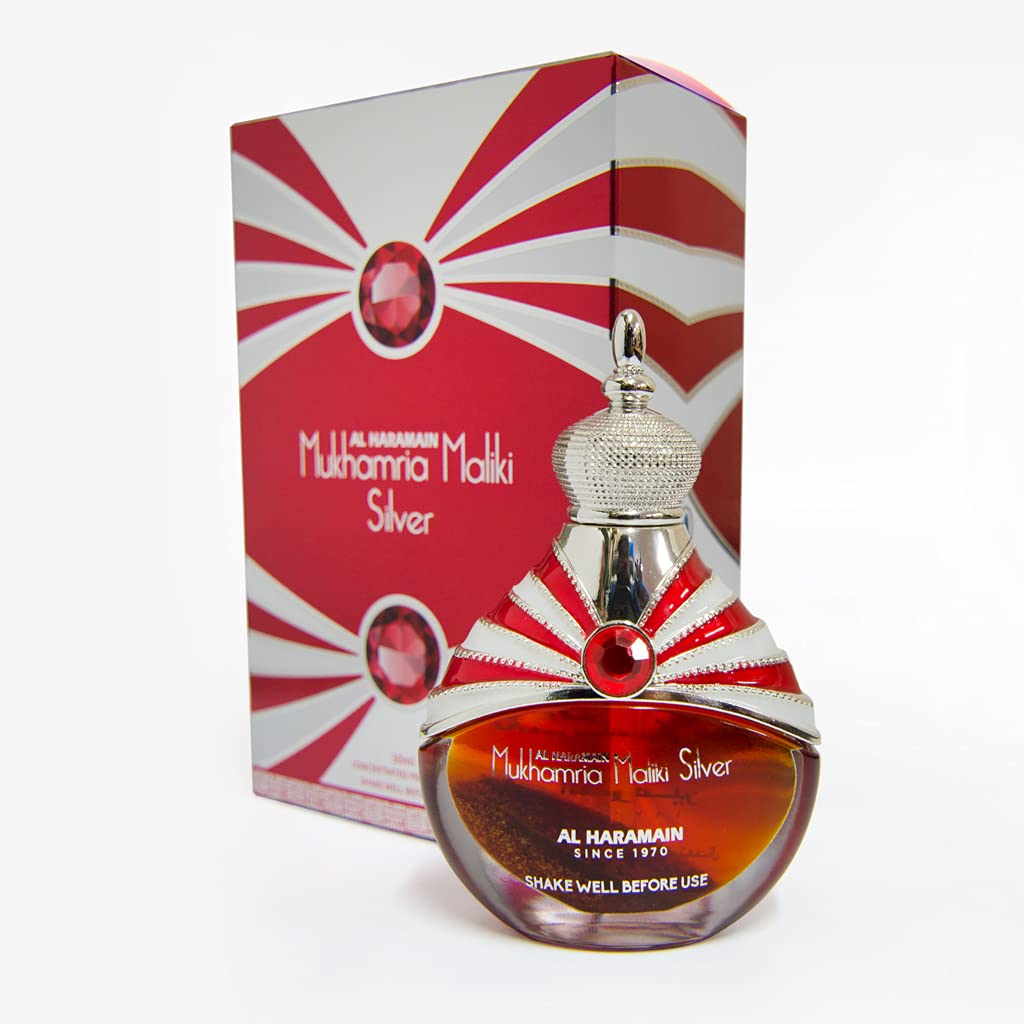 Perfume Al Haramain Mukhamria Maliki Silver Para Hombre 30 Ml - Venta Internacional.