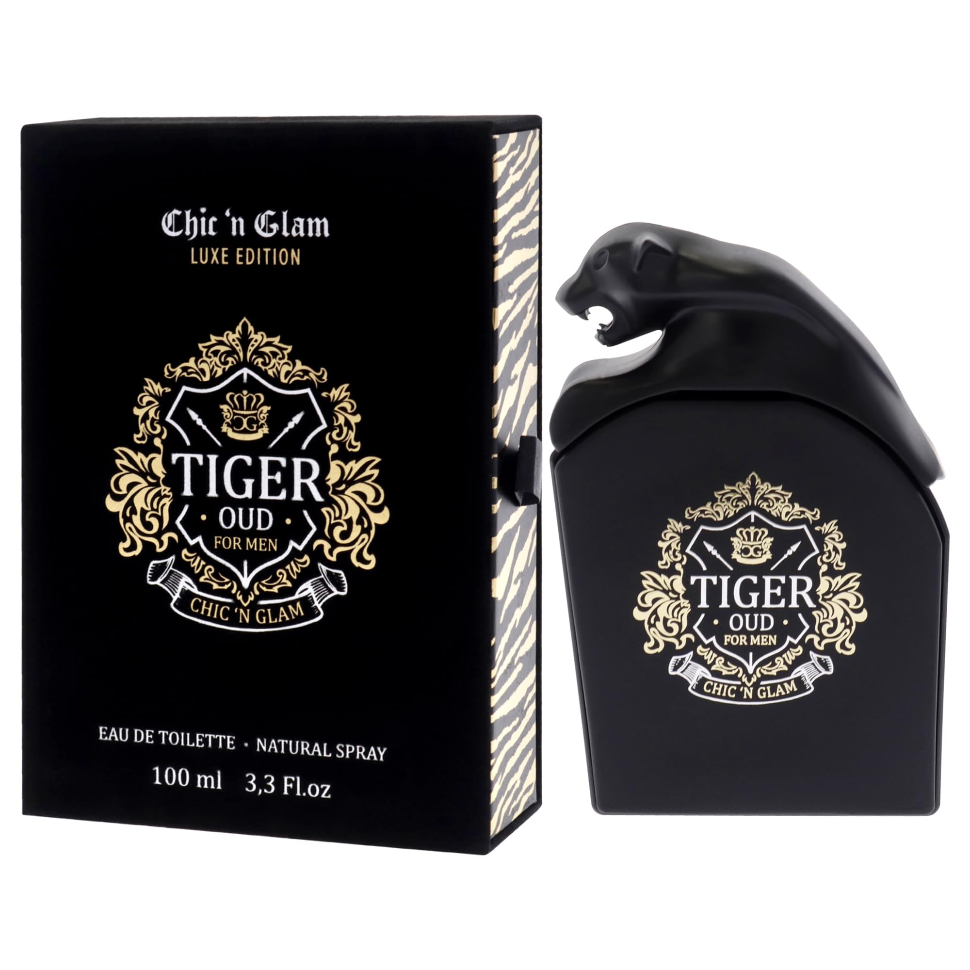 Foto 5 pulgar | Perfume Chic N Glam Tiger Oud Luxe Edition Edt 100 Ml Para Hombre - Venta Internacional.
