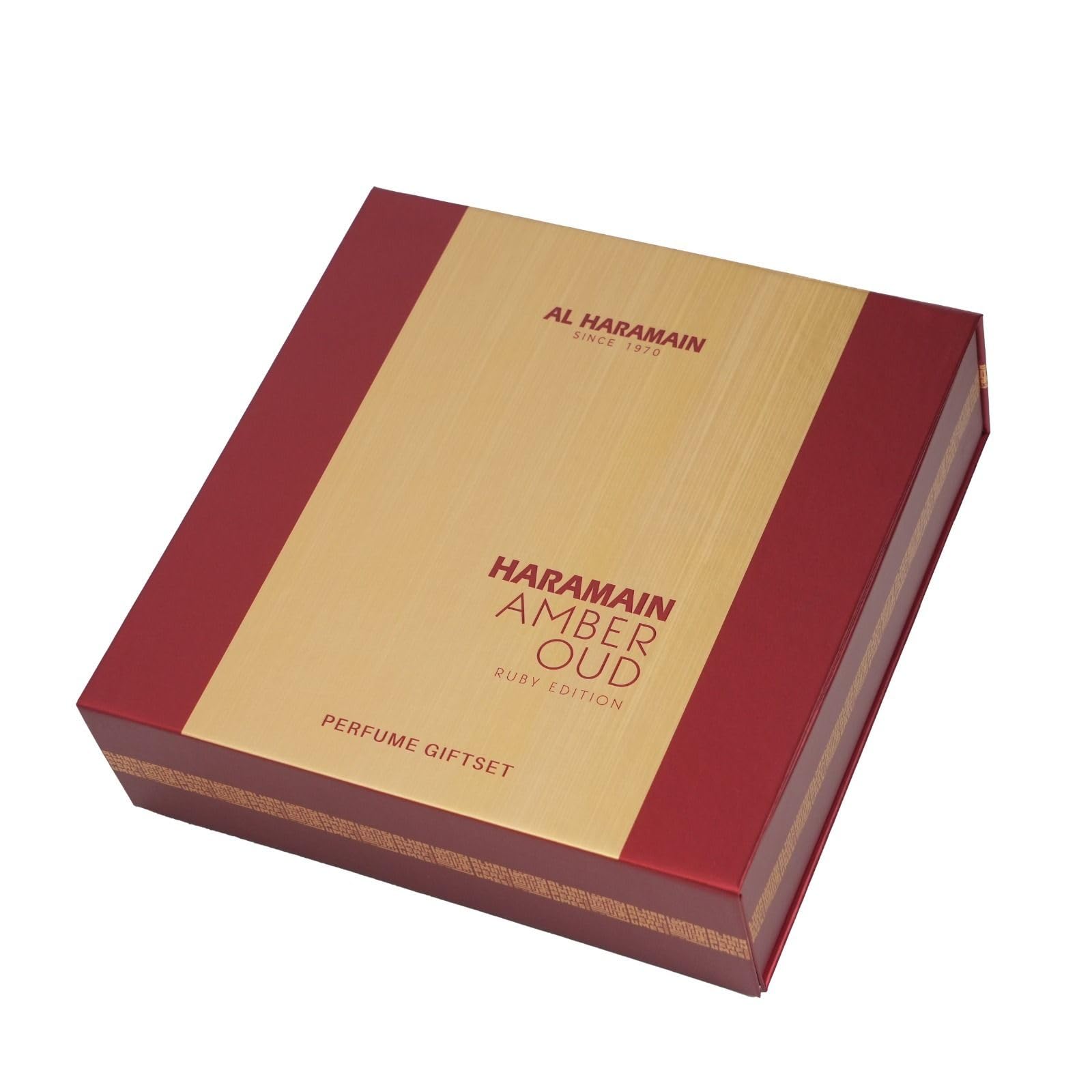 Foto 2 | Set De Regalo De 3 Piezas De Perfume Al Haramain Amber Oud Ruby Edition - Venta Internacional.
