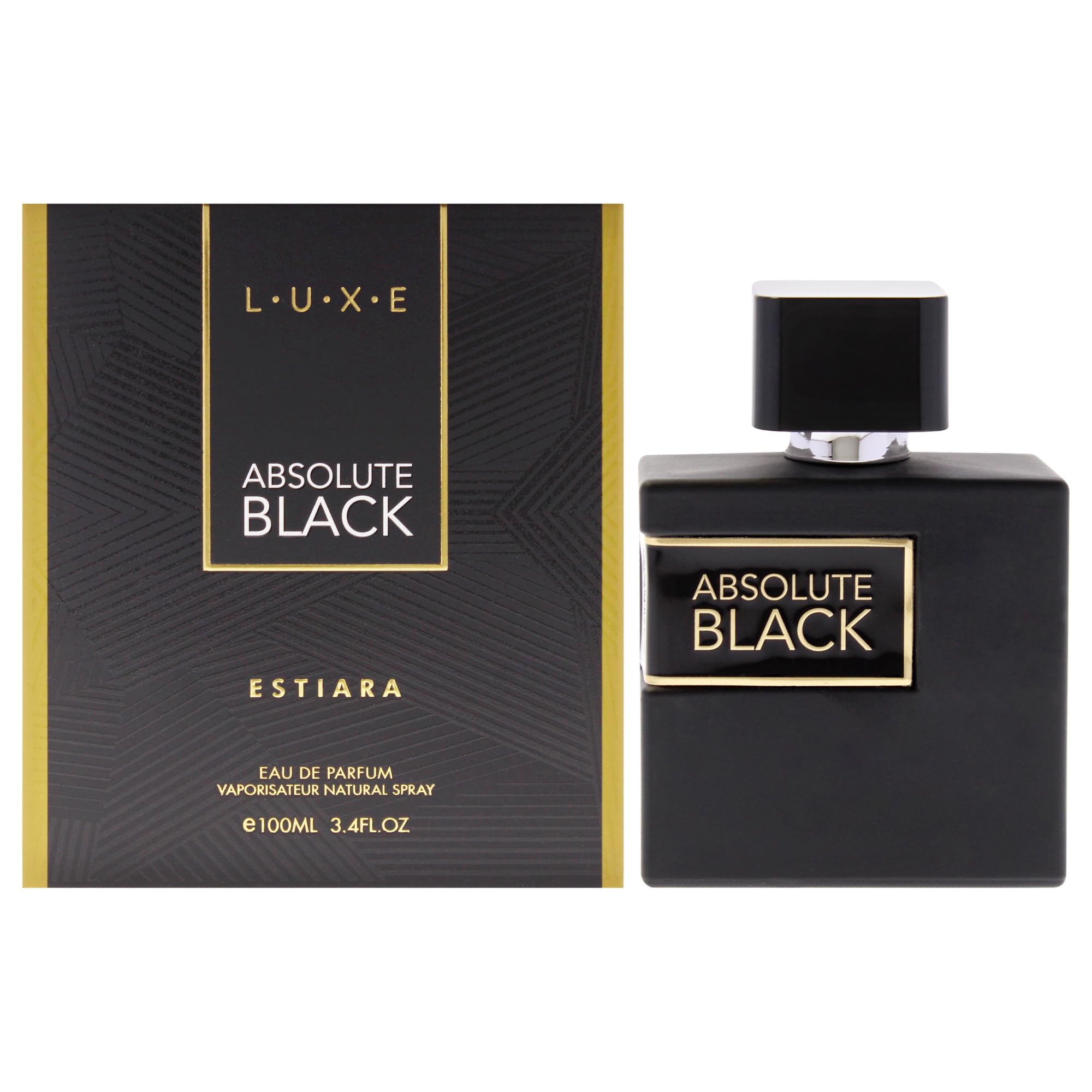 Perfume Estiara Luxe Absolute Black Eau De Parfum Para Hombre  100 Ml - Venta Internacional.
