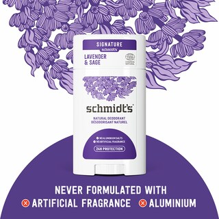 Foto 3 | Desodorante Schmidt's Sin Aluminio Natural Lavanda Y Salvia 75 Ml - Venta Internacional.