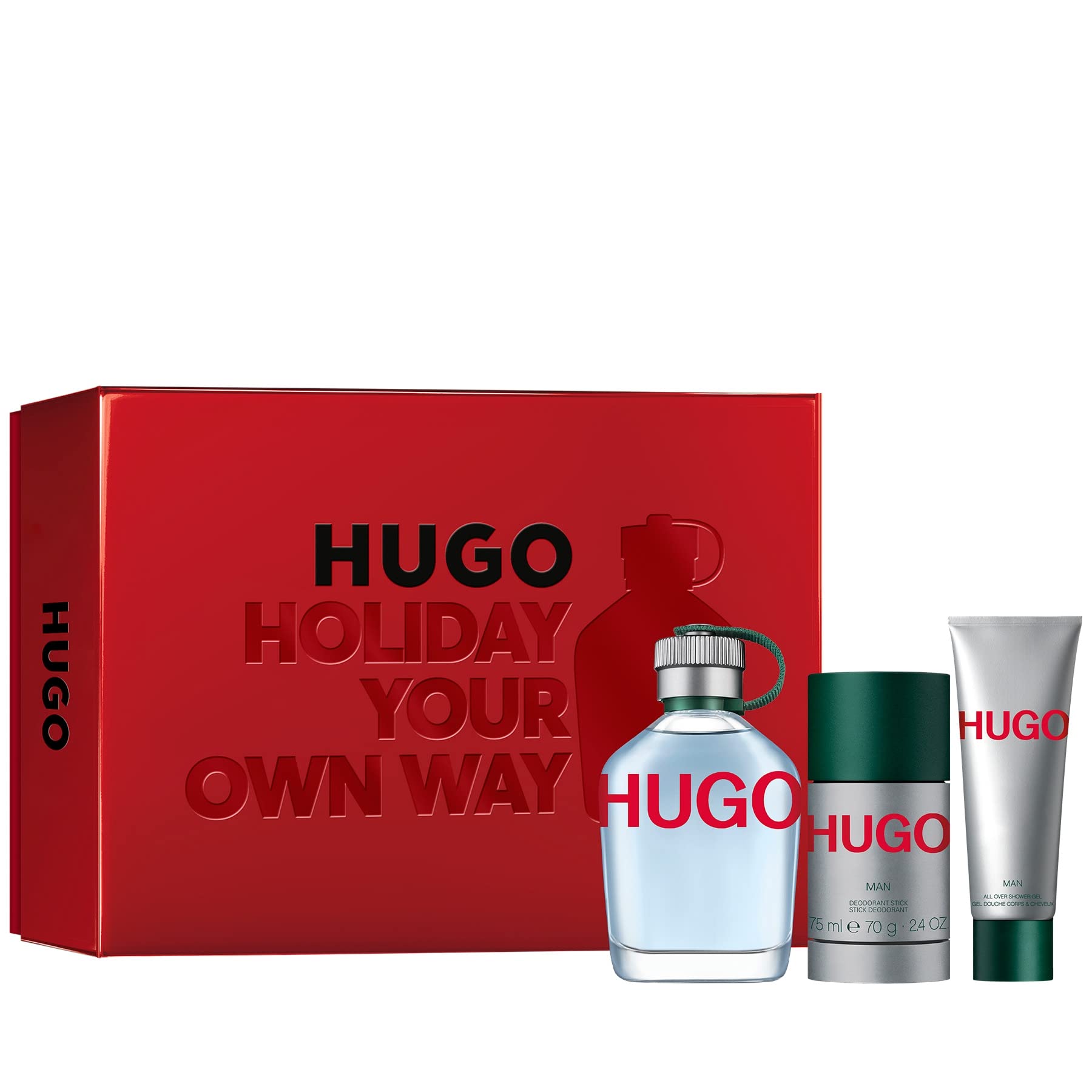 Foto 1 | Set De Regalo Perfume Hugo Boss Hugo Man Eau De Toilette 125 Ml - Venta Internacional.