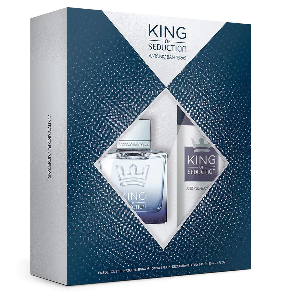 Foto 1 | Perfume Antonio Banderas King Of Seduction  100 Ml  Juego De 2 Piezas Para Hombre - Venta Internacional.