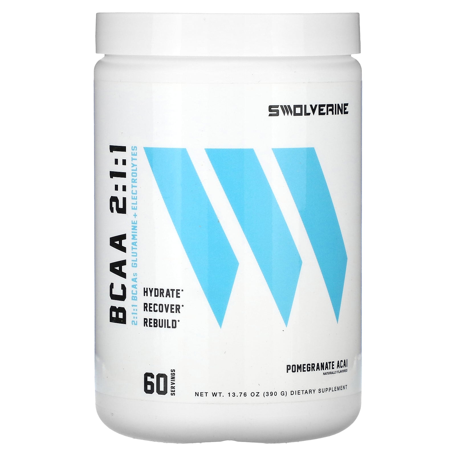 Foto 2 pulgar | Suplemento Swolverine Bcaa 2:1:1 Granada Acai 390 G - Venta Internacional.