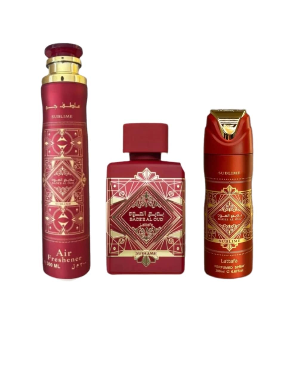 Foto 2 pulgar | Set De Regalo Lattafa Bade'e Al Oud Sublime  Unisex  100 Ml  200 Ml  300 Ml - Venta Internacional.