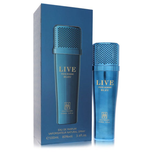 Perfume Victor Manuelle Live Bleu Eau De Parfum Para Hombre  100 Ml - Venta Internacional.
