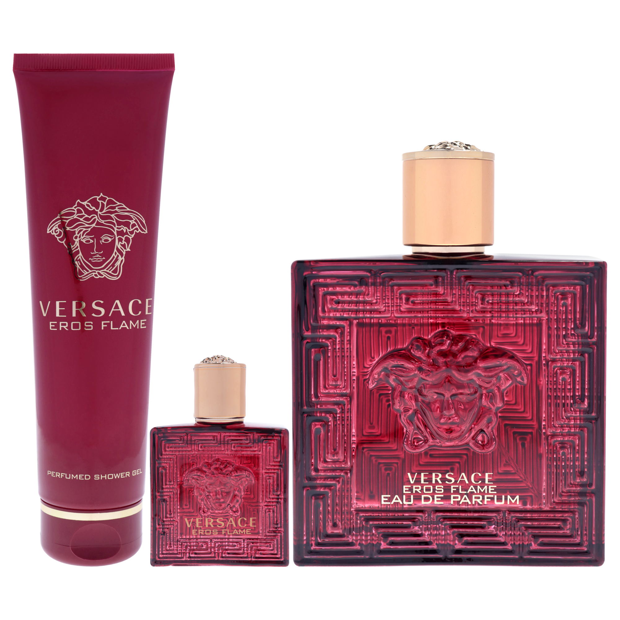 Foto 3 pulgar | Set De Regalo Perfume Versace Eros Flame Para Hombre  3 Piezas - Venta Internacional.