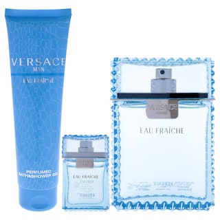 Foto 2 | Set De Regalo Perfume Versace Man Eau Fraiche Para Hombre 3 Piezas - Venta Internacional.