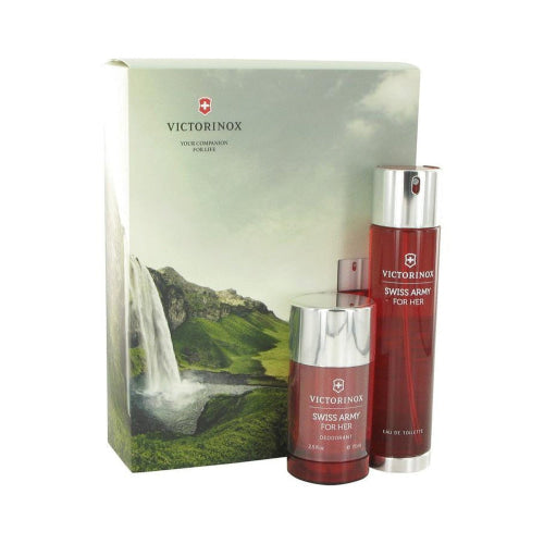 Foto 2 pulgar | Set De Regalo De Perfume Victorinox Swiss Army Para Mujer  100 Ml Edt - Venta Internacional.