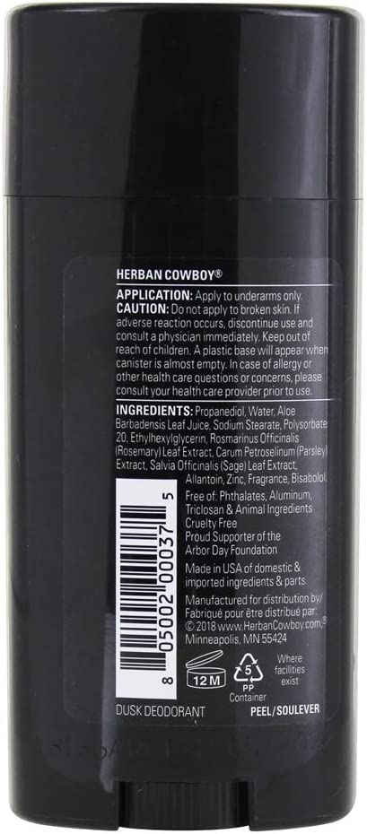Foto 3 | Desodorante Herban Cowboy Dusk  Paquete De 3 Unidades  Sin Aluminio Y Aloe - Venta Internacional.