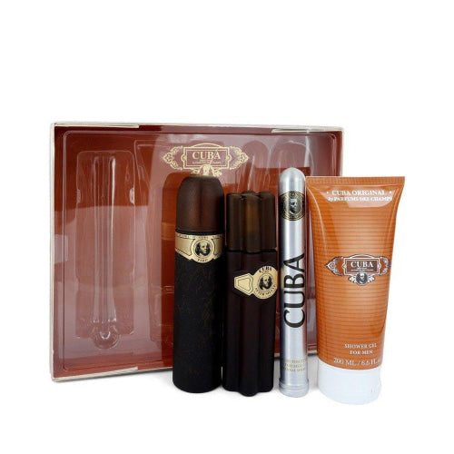 Set De Regalo Fragluxe Cuba Gold Para Hombre Eau De Toilette 100 Ml X 2 - Venta Internacional.