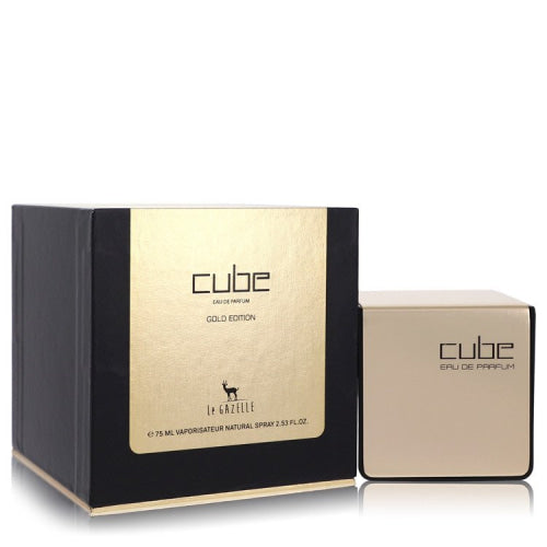 Perfume Le Gazelle Cube Gold Edition Eau De Parfum 75 Ml Para Hombre - Venta Internacional.