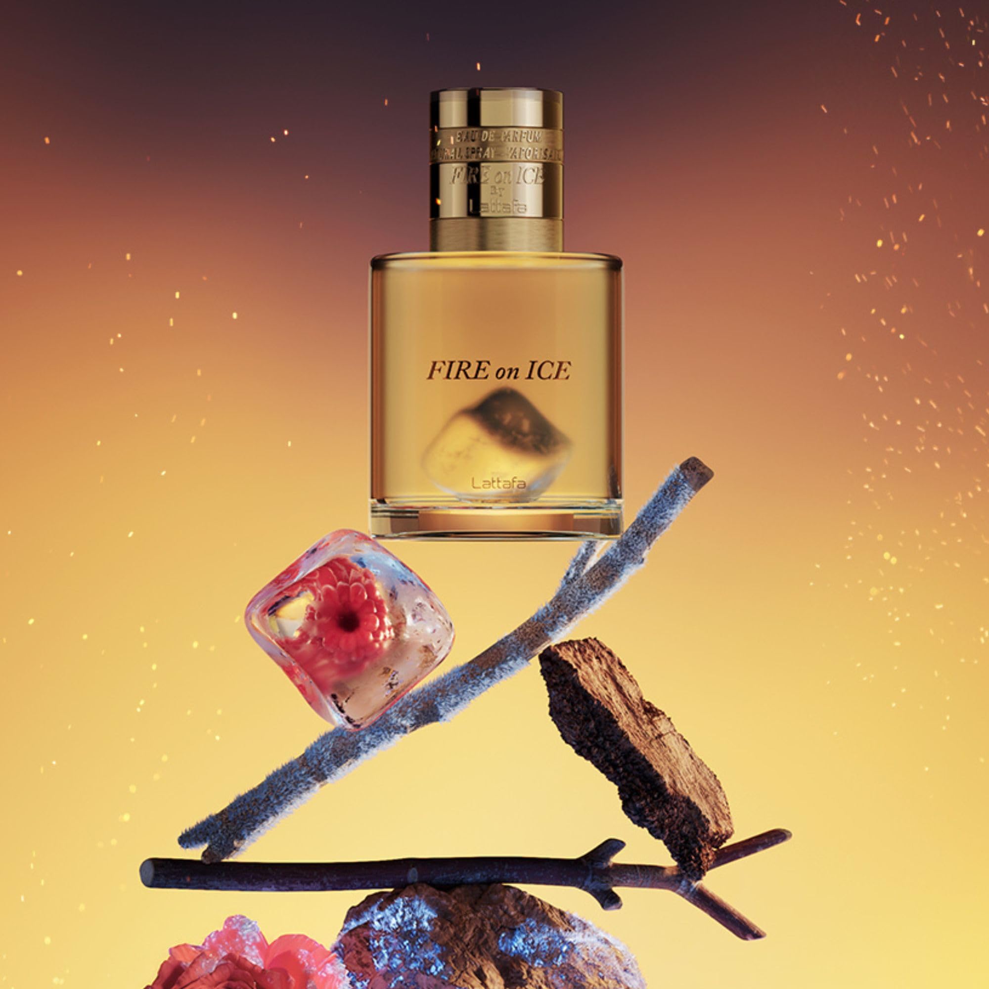 Foto 4 pulgar | Perfume Lattafa Fire On Ice Eau De Parfum 110 Ml Para Hombre Y Mujer - Venta Internacional.