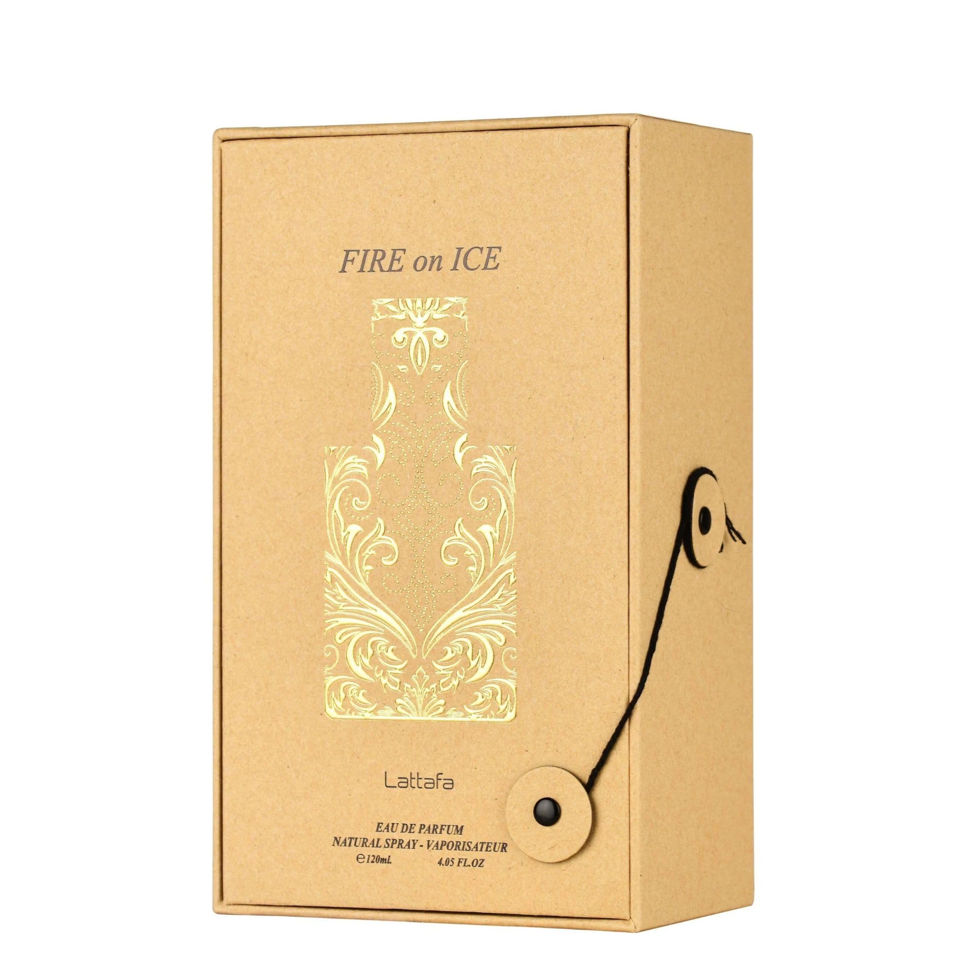 Foto 4 | Perfume Lattafa Fire On Ice Eau De Parfum 110 Ml Para Hombre Y Mujer - Venta Internacional.