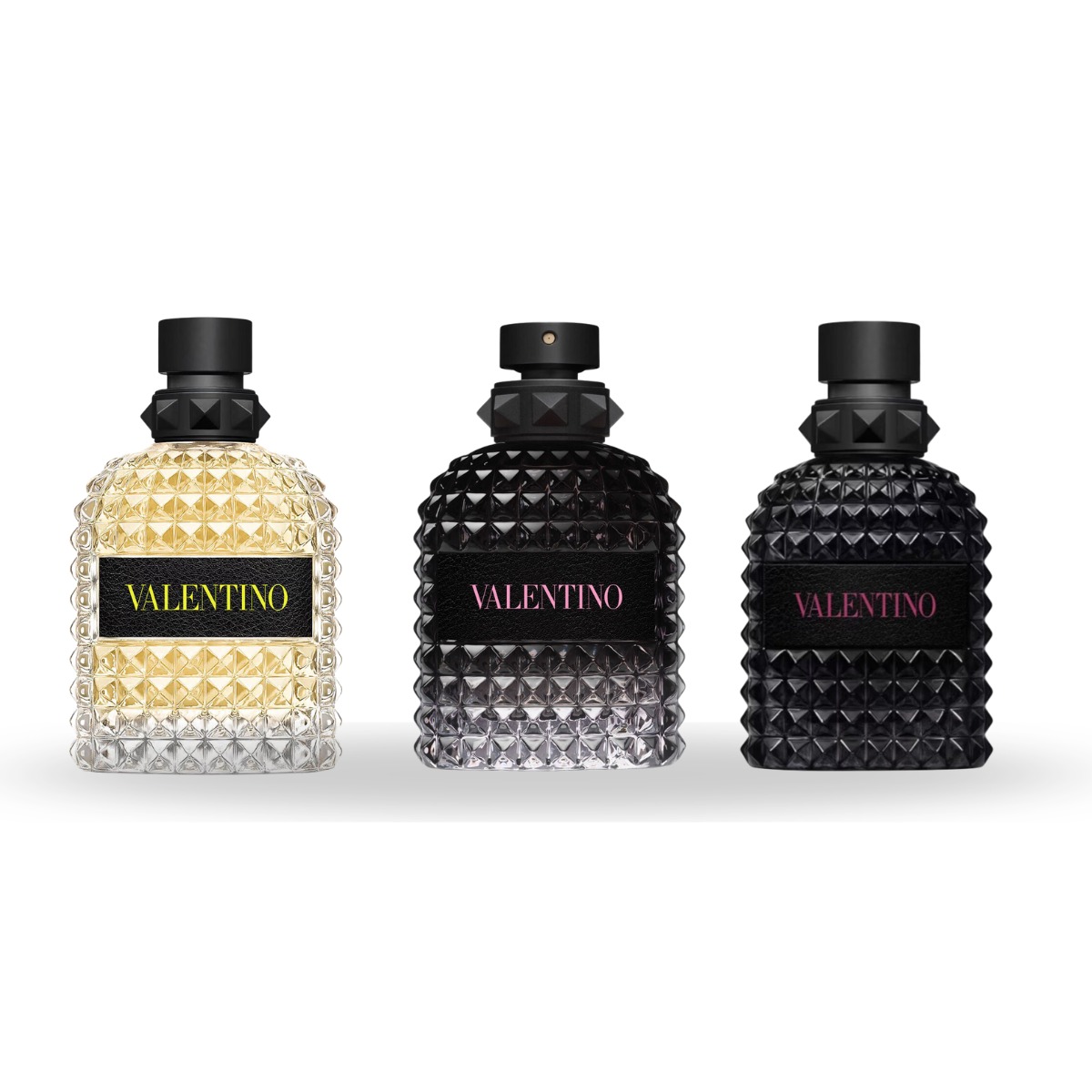 Foto 2 pulgar | Set Valentino Born In Roma Eau De Toilette  Rockstud Noir Eau De Parfum  Yellow Dream Eau De Toilette 3 X 30ml