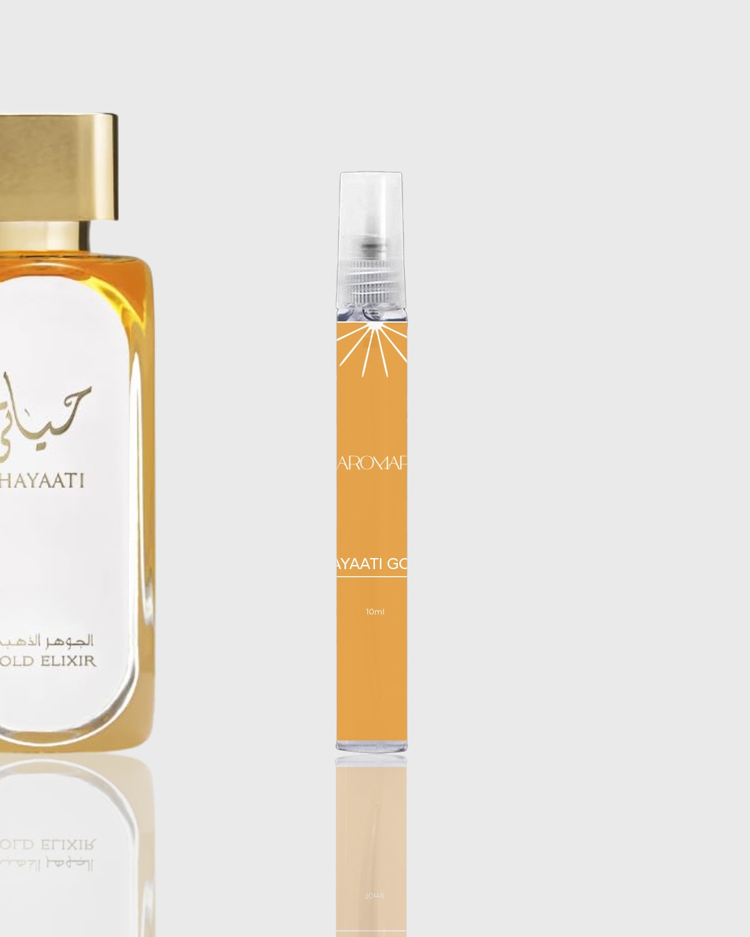 Decant- Perfume De Bolsillo Hayaati Gold Elixir En Presentación 10 Ml