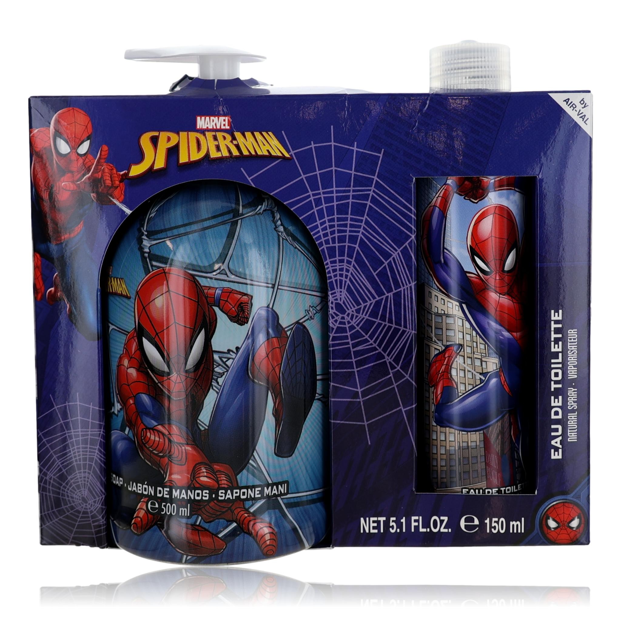 Foto 2 pulgar | Set De Perfume Marvel Spider-man Eau De Toilette 150 Ml Y Jabón De Manos 500 Ml - Venta Internacional.