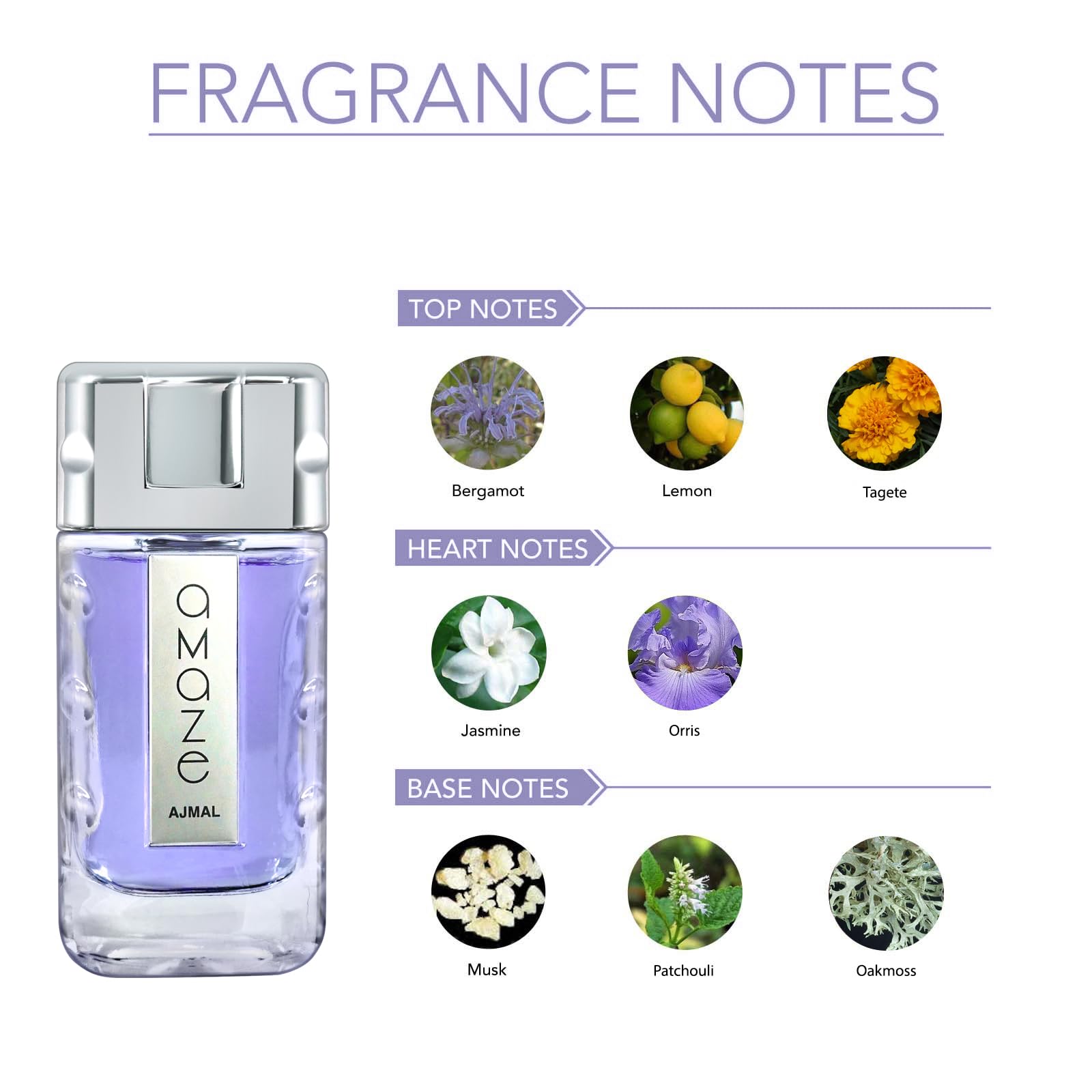 Foto 3 pulgar | Perfume Ajmal Amaze Eau De Parfum Para Hombre  100 Ml  Woody Citrus - Venta Internacional.