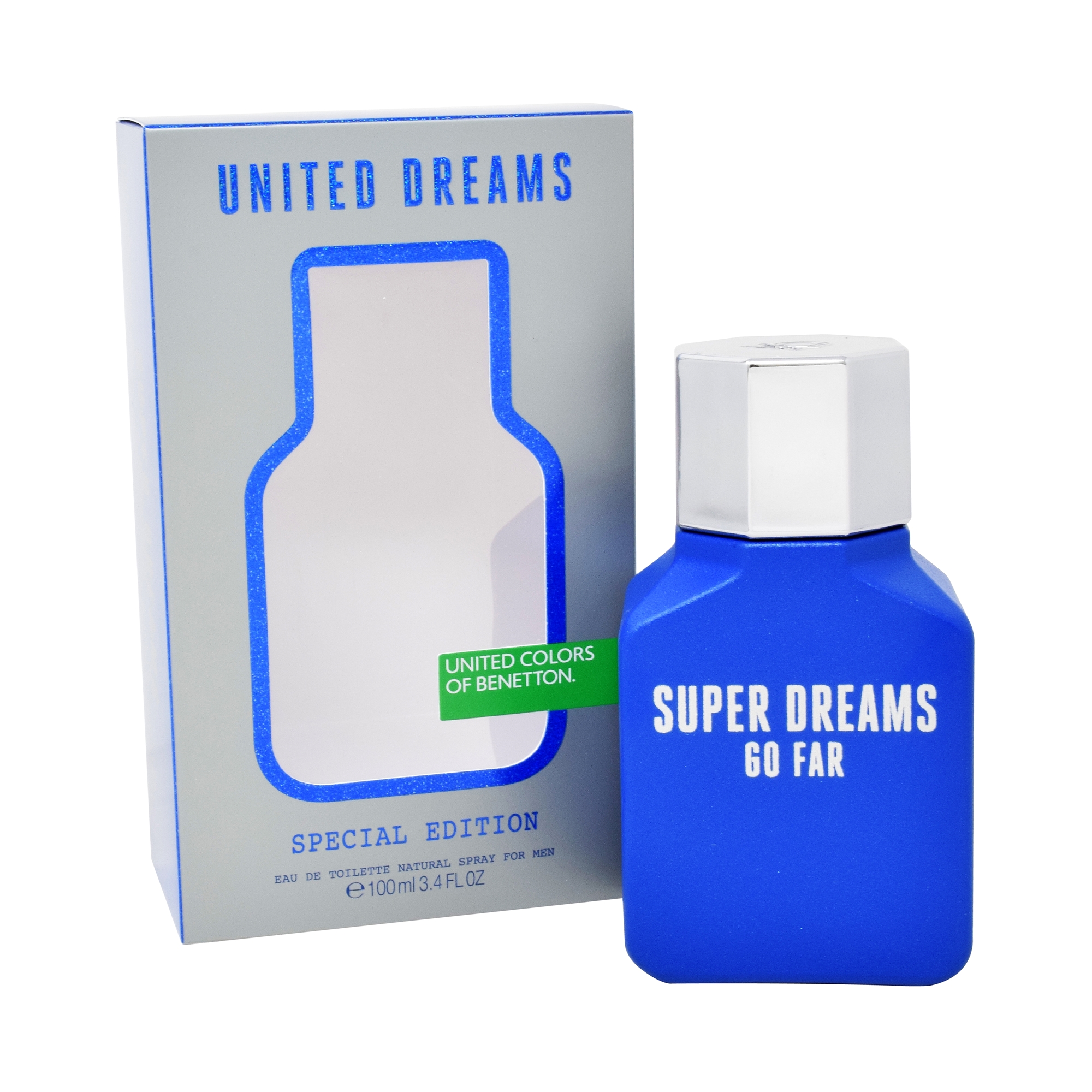 Foto 2 pulgar | Benetton Super Dreams Go Far de 100 ml Edt Spray
