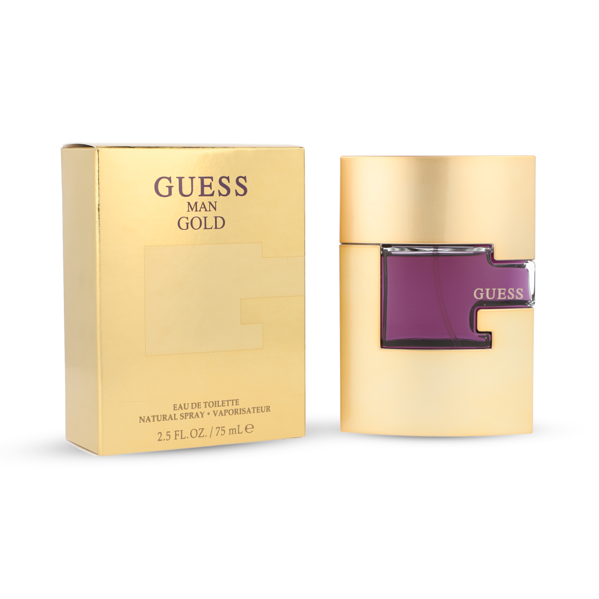 Foto 2 pulgar | Guess Man Gold 75 ml Edt Spray