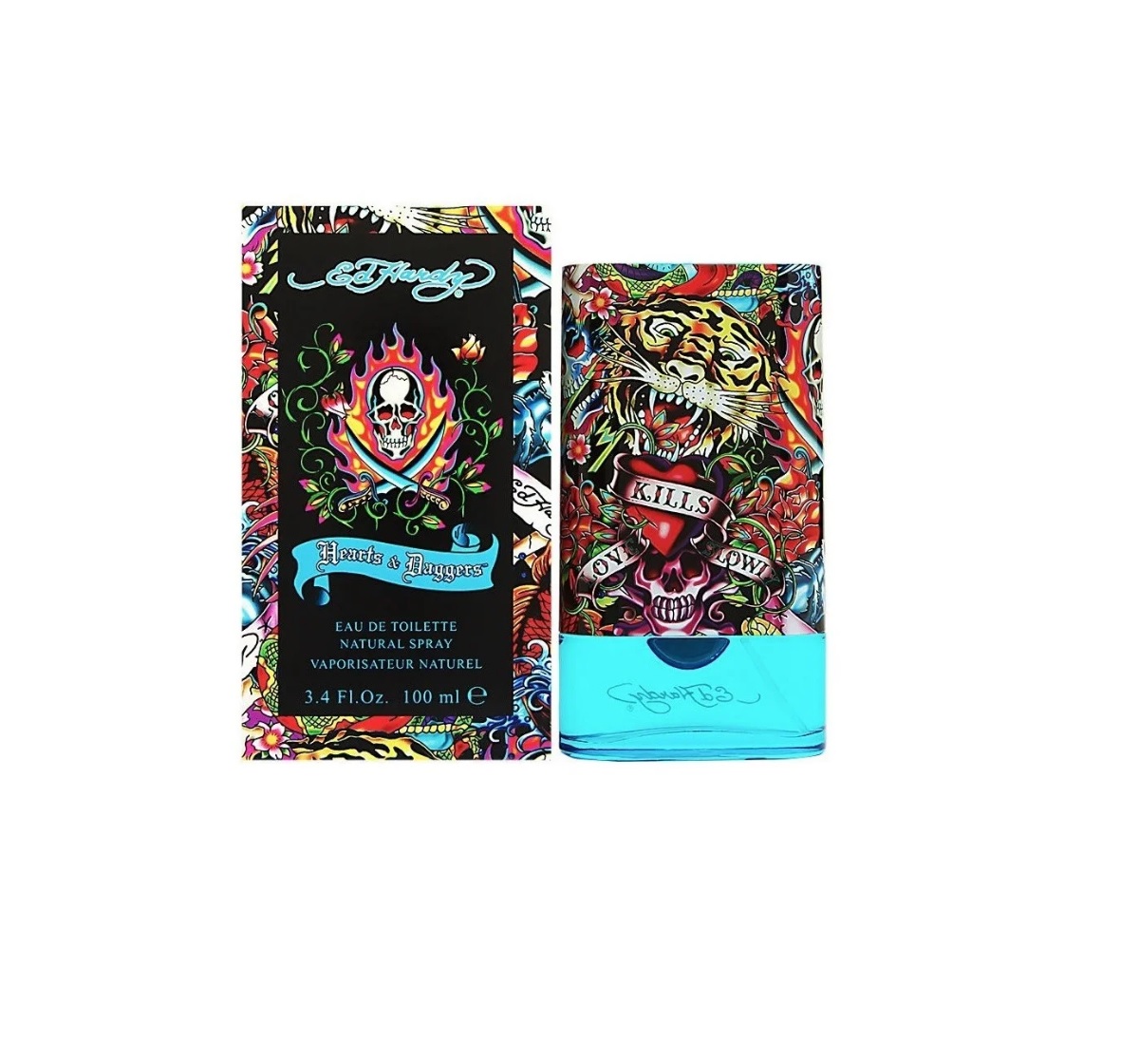 Foto 2 pulgar | Perfume Hearts and Dagg de Ed Hardy Hombre 100 ml Eau de Toilette