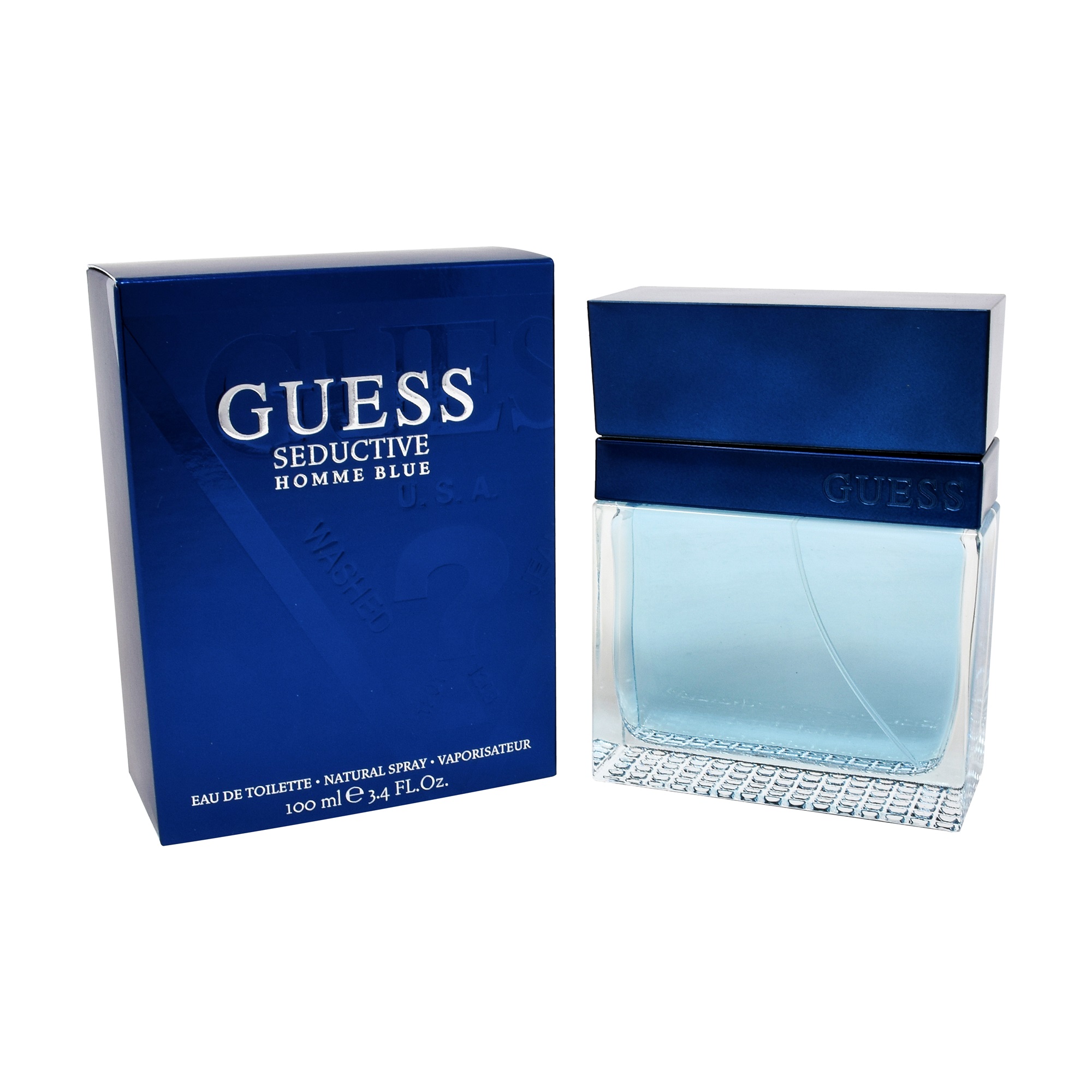 Foto 2 pulgar | Perfume Para Caballero Guess Seductive Blue 100 Ml Edt Spray